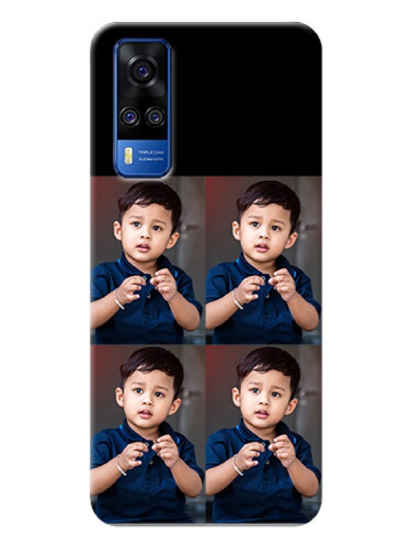Custom Vivo Y51A 4 Image Holder on Mobile Cover