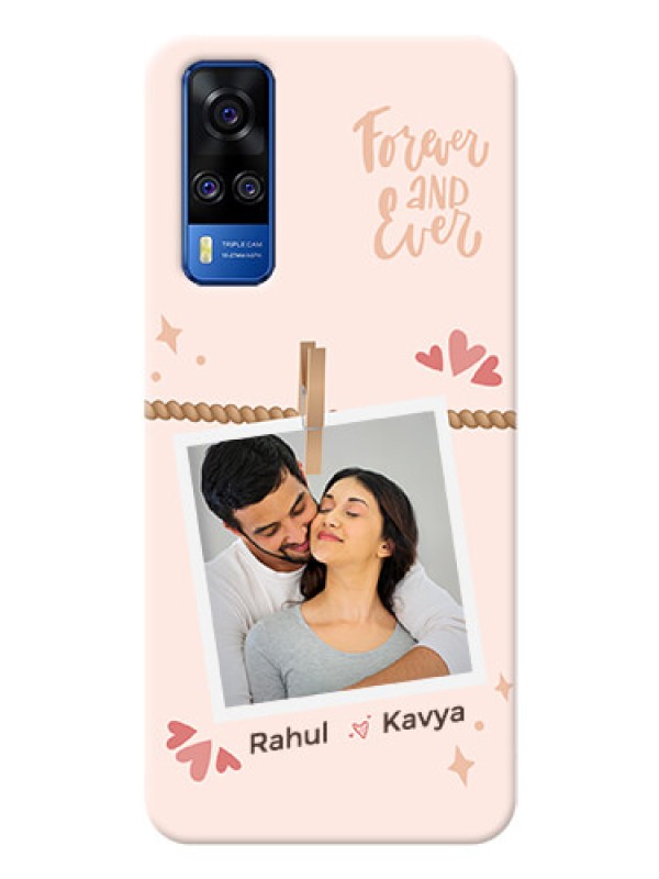 Custom Vivo Y51A Phone Back Covers: Forever and ever love Design