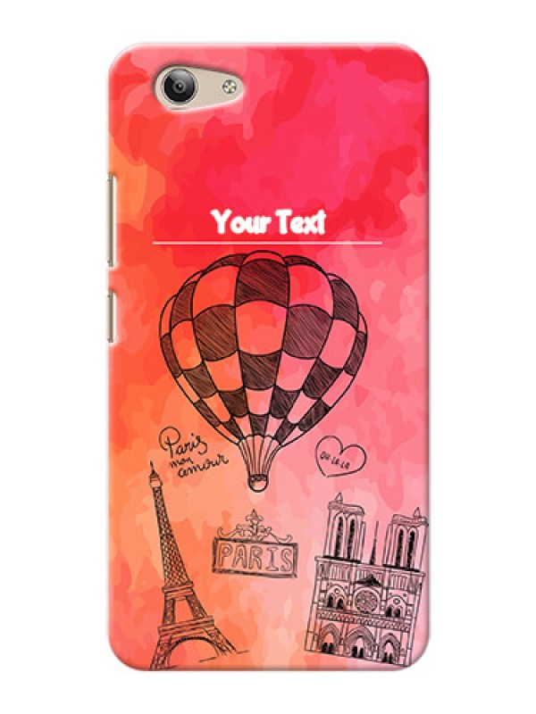 Custom Vivo Y53 abstract painting with paris theme Design