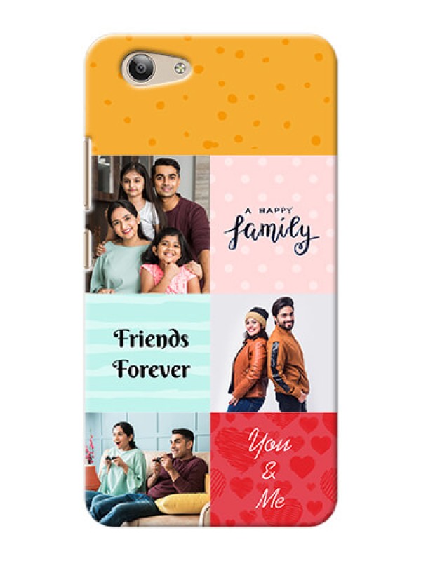 Custom Vivo Y53 4 image holder with multiple quotations Design