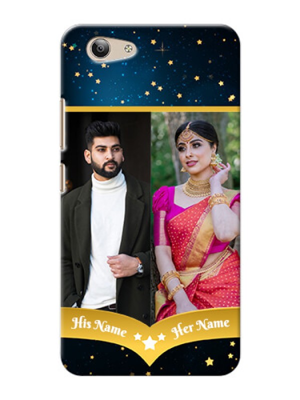Custom Vivo Y53 2 image holder with galaxy backdrop and stars  Design