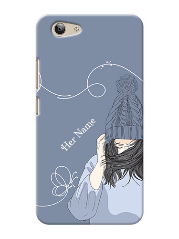 Custom Vivo Y53 Custom Mobile Case with Girl in winter outfit Design