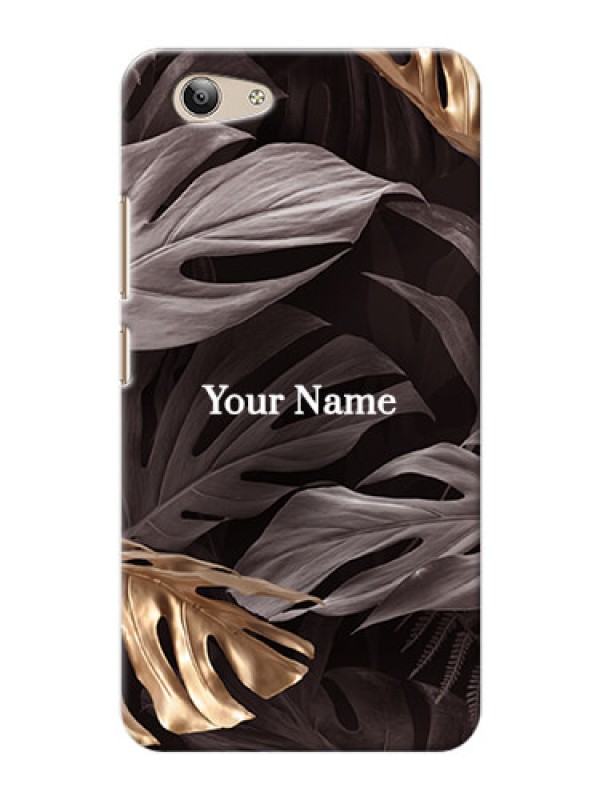 Custom Vivo Y53 Mobile Back Covers: Wild Leaves digital paint Design