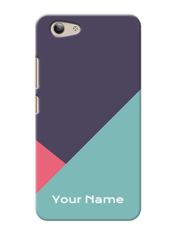 Custom Vivo Y53 Custom Phone Cases: Tri Color abstract Design
