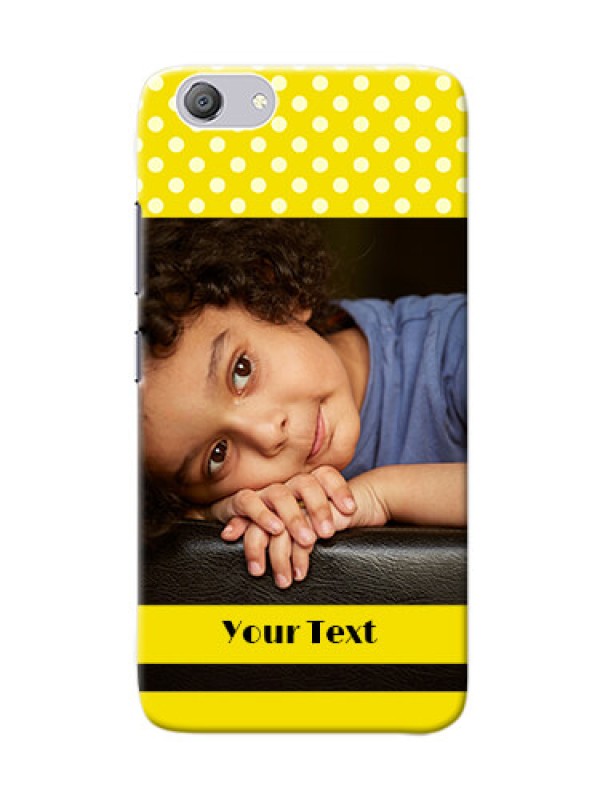 Custom Vivo Y53i Custom Mobile Covers: Bright Yellow Case Design
