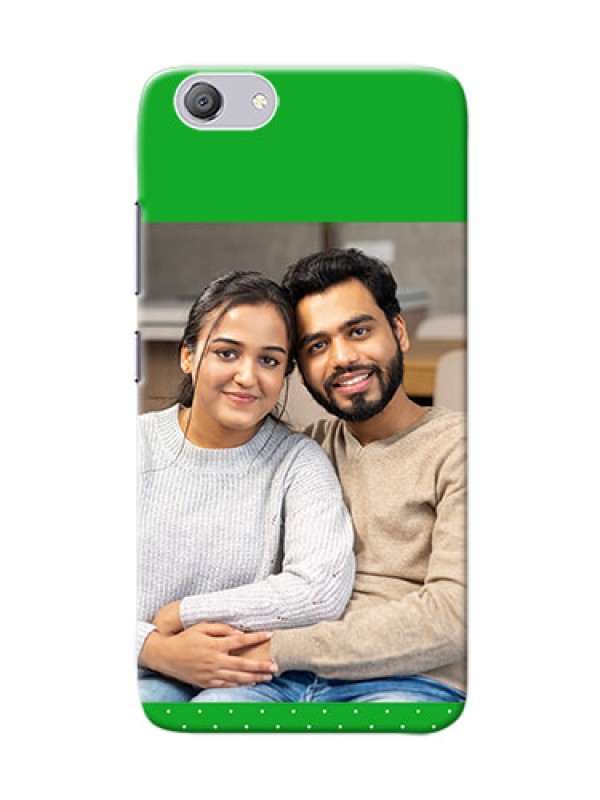 Custom Vivo Y53i Personalised mobile covers: Green Pattern Design