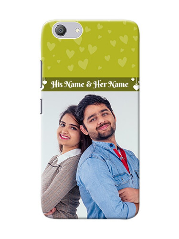 Custom Vivo Y53i custom mobile covers: You & Me Heart Design