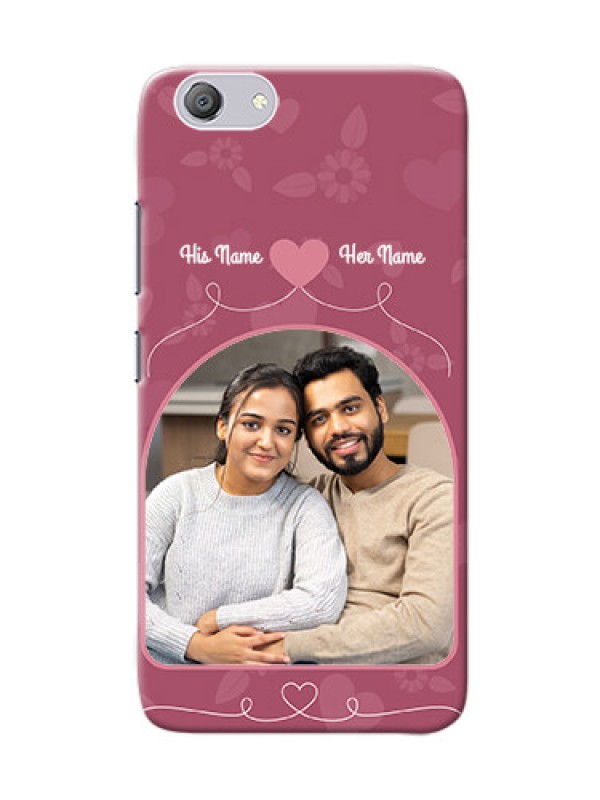 Custom Vivo Y53i mobile phone covers: Love Floral Design