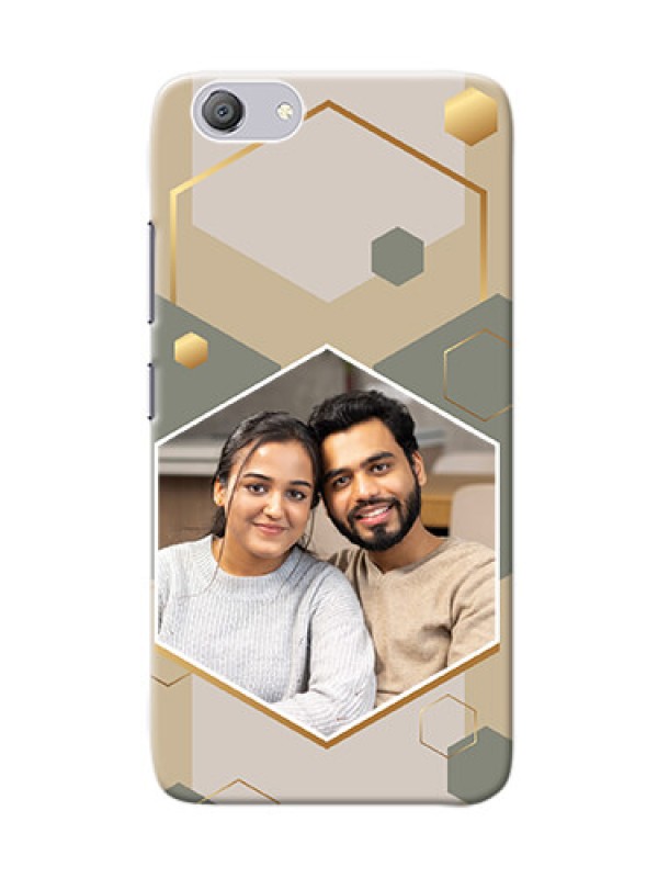Custom Vivo Y53I Phone Back Covers: Stylish Hexagon Pattern Design