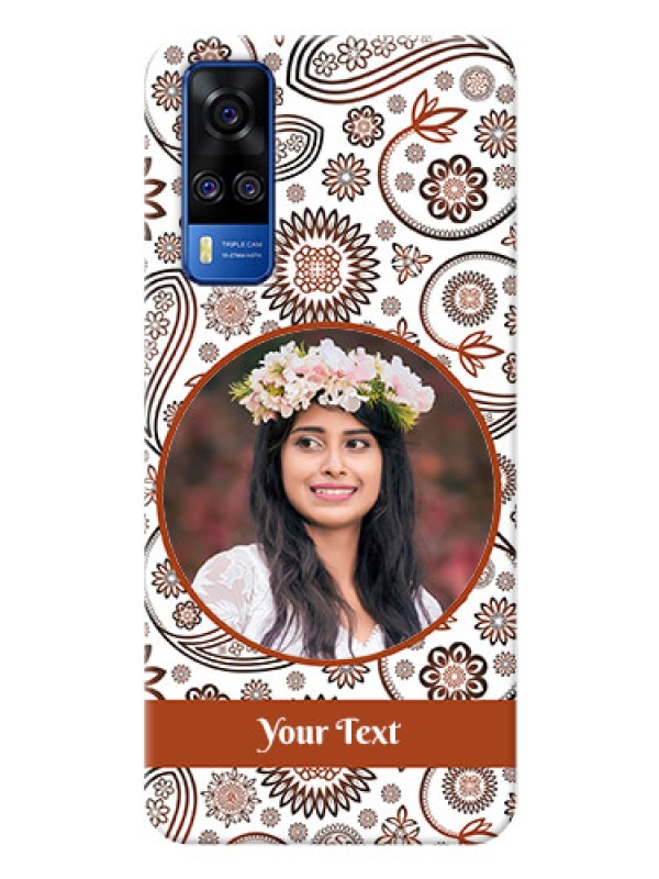 Custom Vivo Y53s phone cases online: Abstract Floral Design 