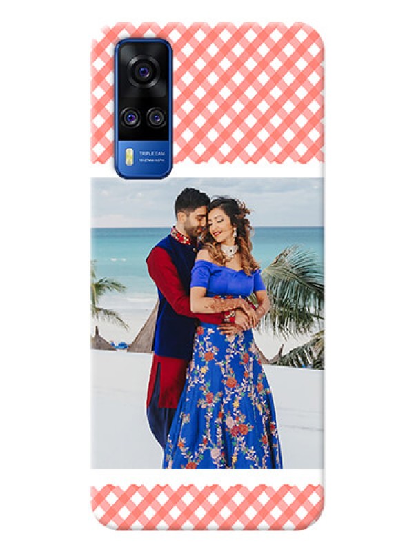 Custom Vivo Y53s custom mobile cases: Pink Pattern Design