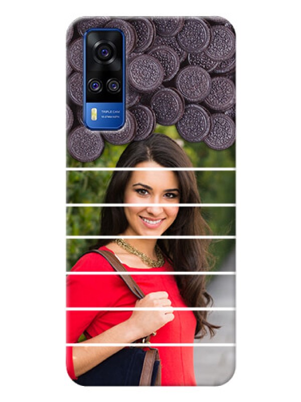 Custom Vivo Y53s Custom Mobile Covers with Oreo Biscuit Design
