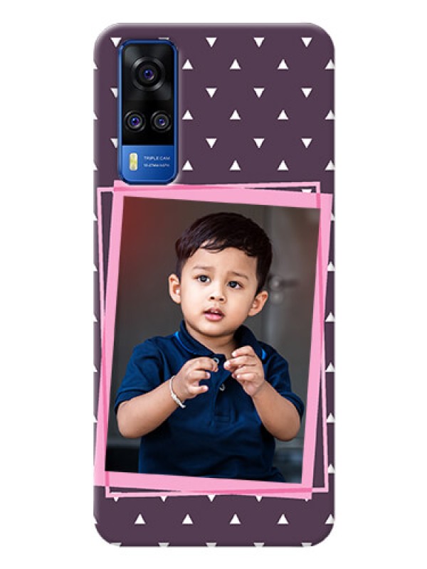 Custom Vivo Y53s Phone Cases: Triangle Pattern Dotted Design