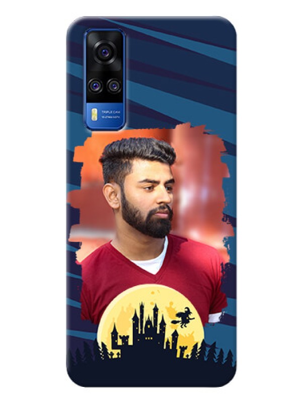 Custom Vivo Y53s Back Covers: Halloween Witch Design 