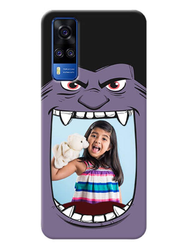 Custom Vivo Y53s Personalised Phone Covers: Angry Monster Design