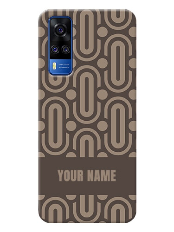 Custom Vivo Y53S Custom Phone Covers: Captivating Zero Pattern Design