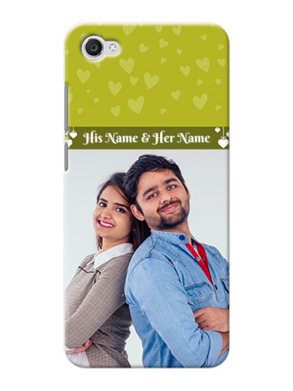 Custom Vivo Y55L you and me design with hanging hearts Design