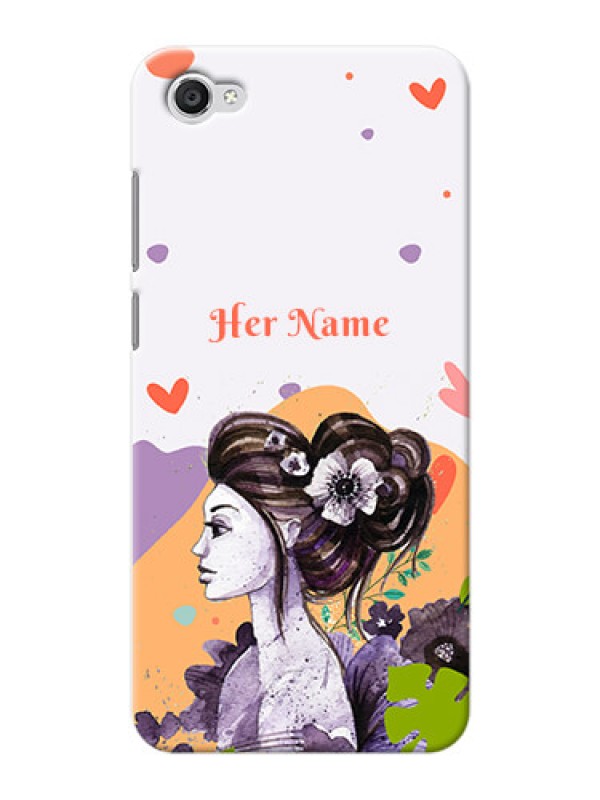 Custom Vivo Y55 L Custom Mobile Case with Woman And Nature Design