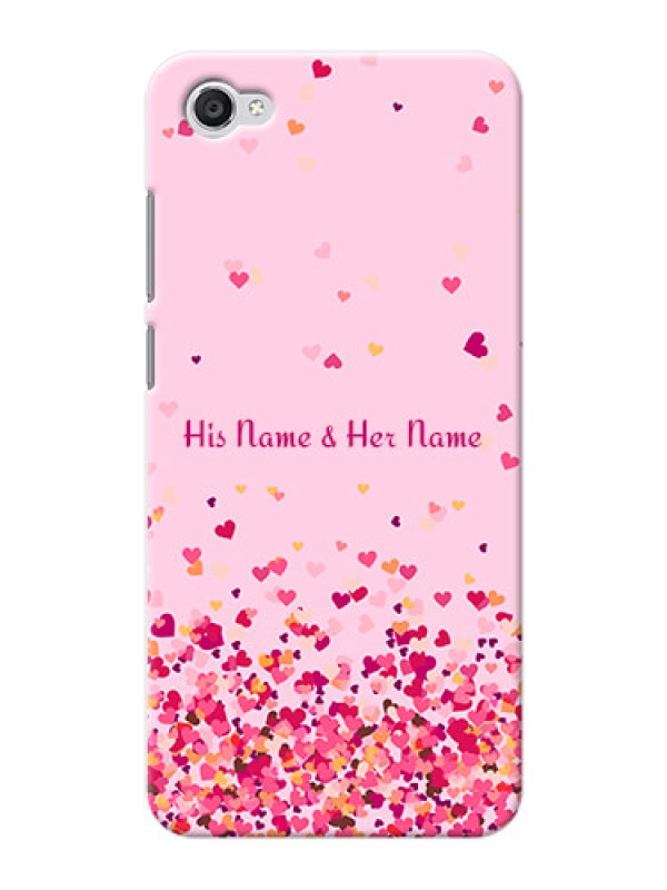 Custom Vivo Y55 L Phone Back Covers: Floating Hearts Design