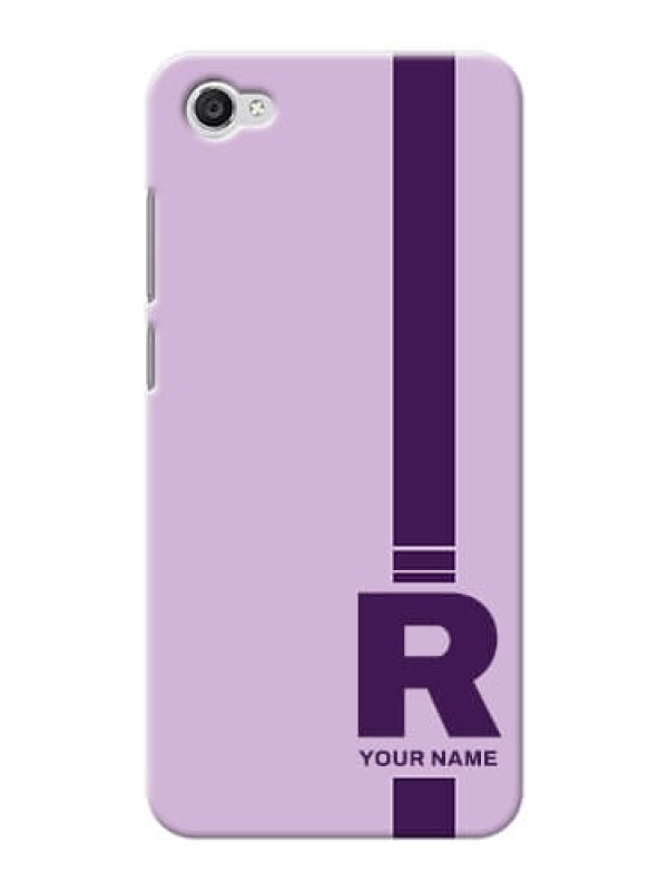 Custom Vivo Y55 L Custom Phone Covers: Simple dual tone stripe with name Design