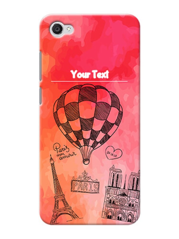 Custom Vivo Y55s abstract painting with paris theme Design