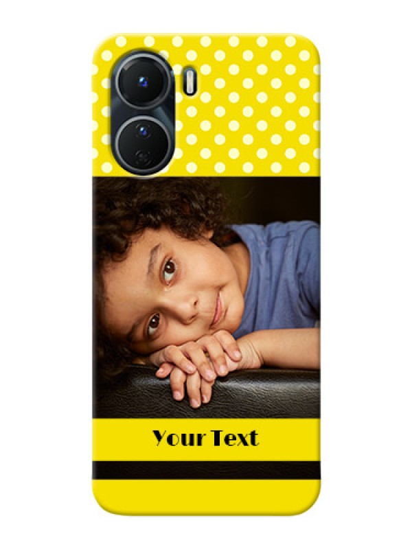 Custom Vivo Y56 5G Custom Mobile Covers: Bright Yellow Case Design