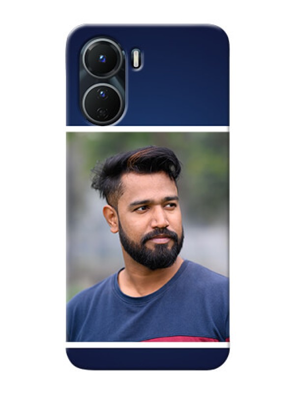 Custom Vivo Y56 5G Mobile Cases: Simple Royal Blue Design