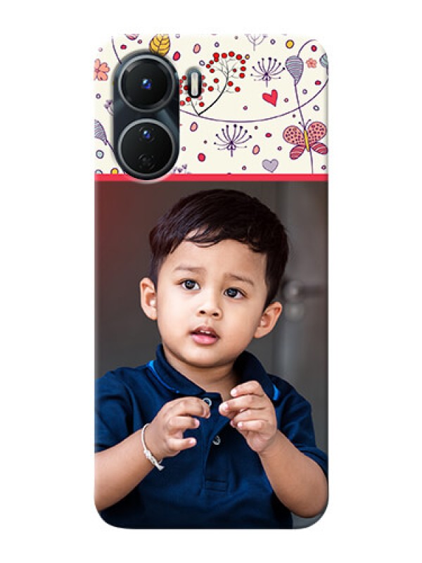 Custom Vivo Y56 5G phone back covers: Premium Floral Design