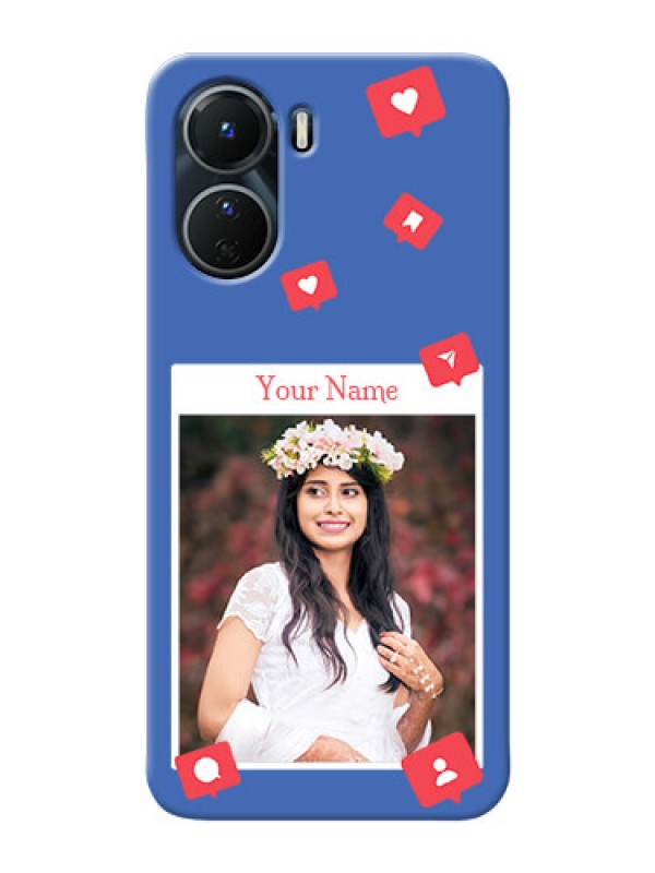 Custom Vivo Y56 5G Back Covers: Like Share And Comment Design