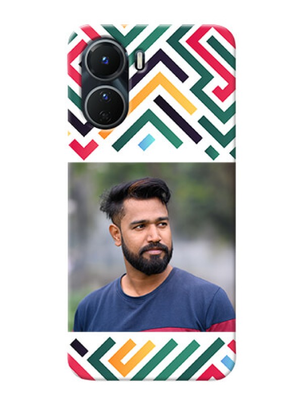 Custom Vivo Y56 5G Custom Mobile Case with Colorful Maze Pattern Design