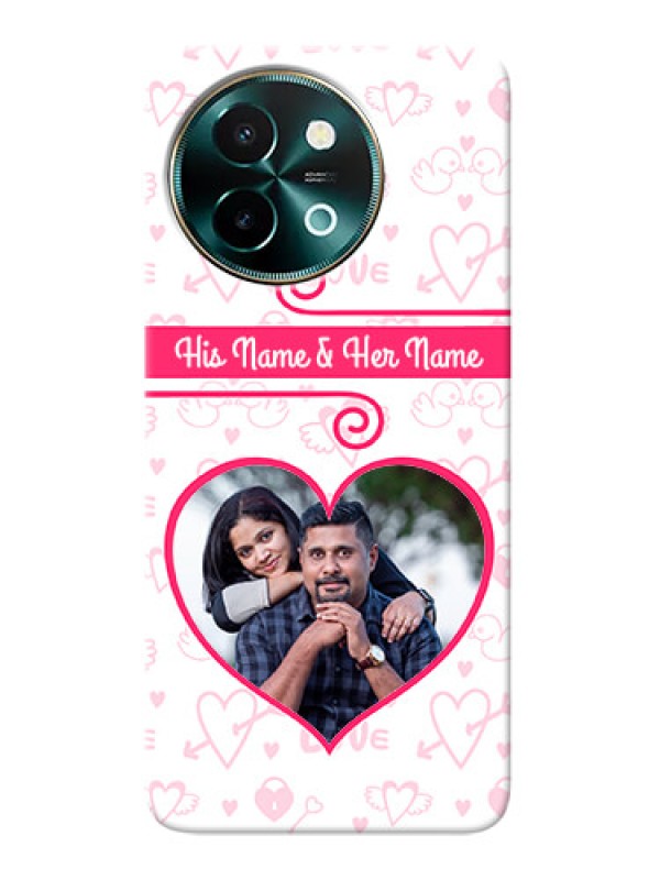Custom Vivo Y58 5G Personalized Phone Cases: Heart Shape Love Design