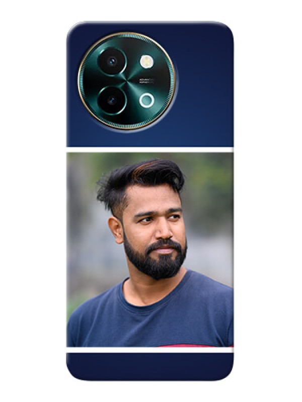 Custom Vivo Y58 5G Mobile Cases: Simple Royal Blue Design