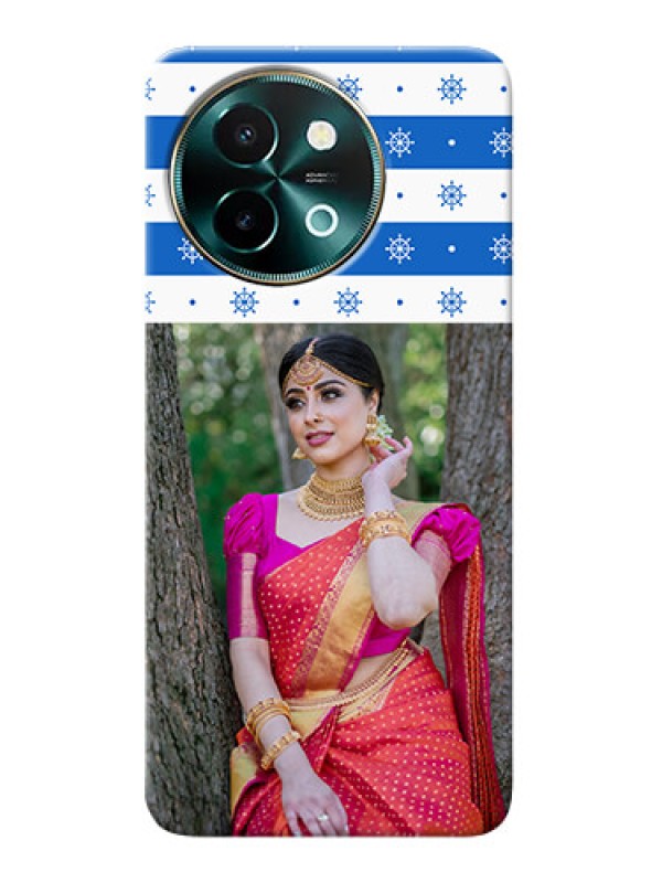 Custom Vivo Y58 5G custom mobile covers: Snow Pattern Design