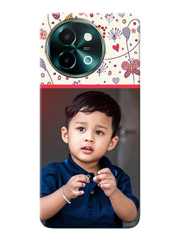 Custom Vivo Y58 5G phone back covers: Premium Floral Design