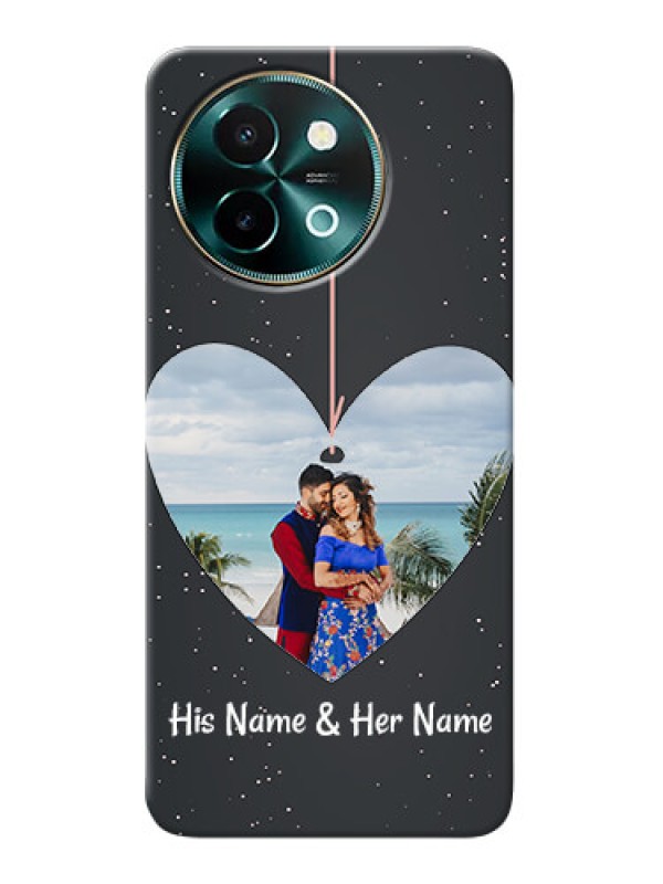 Custom Vivo Y58 5G custom phone cases: Hanging Heart Design