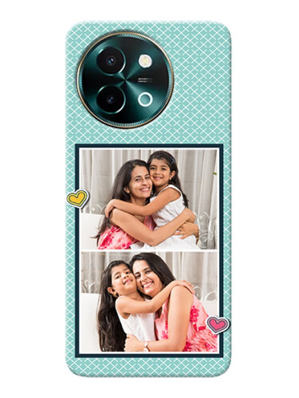 Custom Vivo Y58 5G Custom Phone Cases: 2 Image Holder with Pattern Design