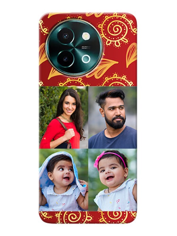 Custom Vivo Y58 5G Mobile Phone Cases: 4 Image Traditional Design