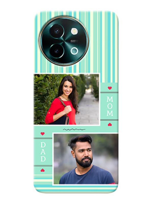 Custom Vivo Y58 5G custom mobile phone covers: Mom And Dad Pic Design
