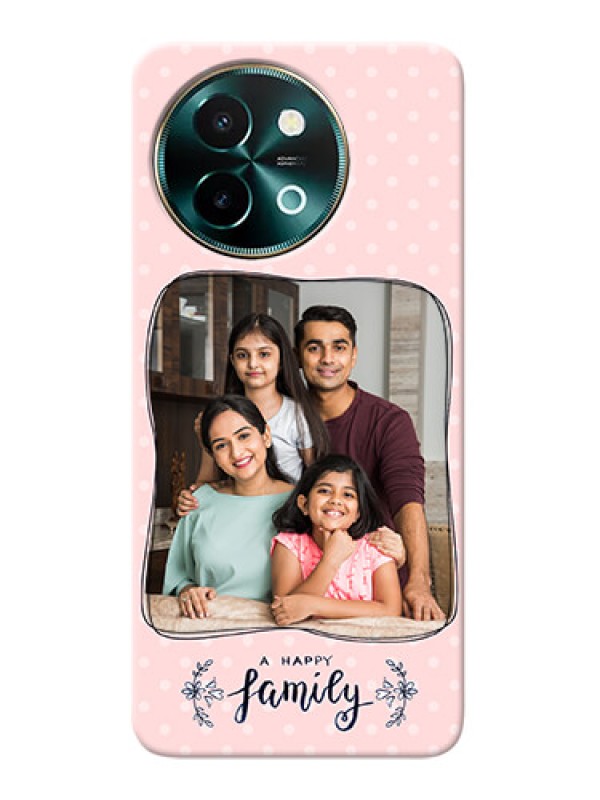 Custom Vivo Y58 5G Personalized Phone Cases: Family with Dots Design