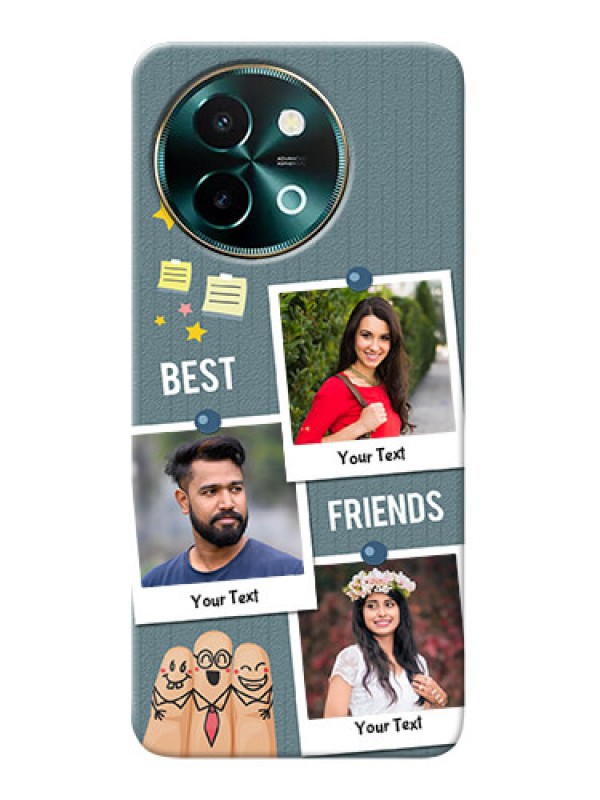 Custom Vivo Y58 5G Mobile Cases: Sticky Frames and Friendship Design