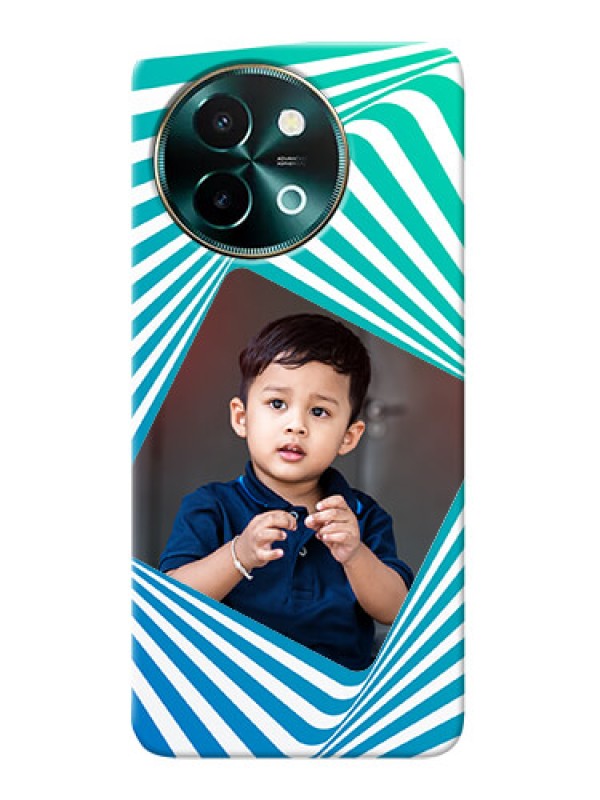 Custom Vivo Y58 5G Personalised Mobile Covers: Abstract Spiral Design