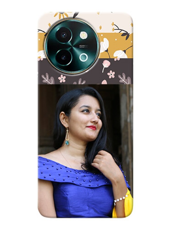 Custom Vivo Y58 5G mobile cases online: Stylish Floral Design
