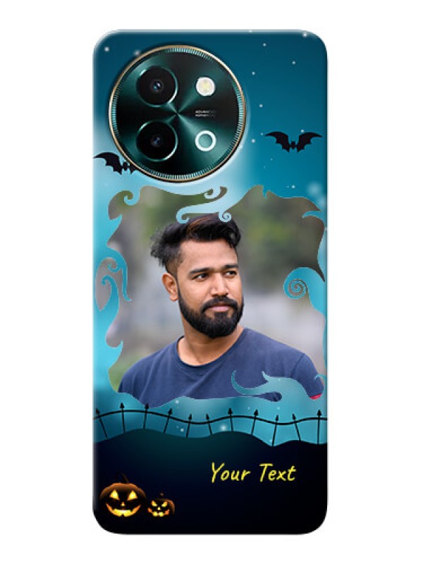 Custom Vivo Y58 5G Personalised Phone Cases: Halloween frame design