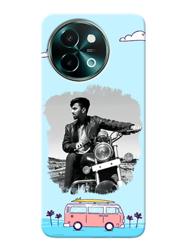 Custom Vivo Y58 5G Mobile Covers Online: Travel And Adventure Design