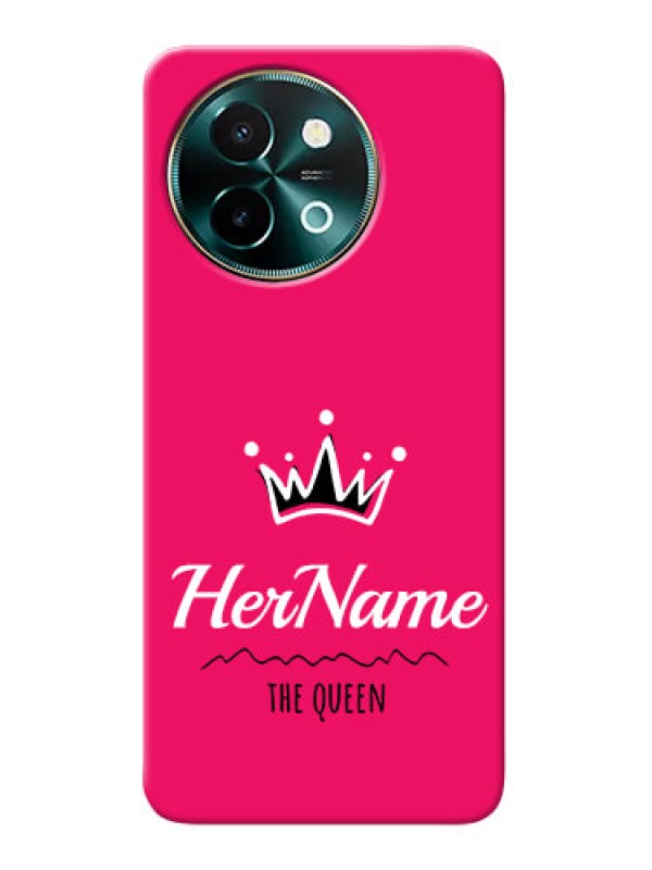 Custom Vivo Y58 5G Queen Phone Case with Name