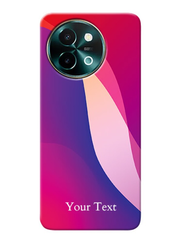 Custom Vivo Y58 5G Personalized Phone Case with Digital abstract Overlap Design