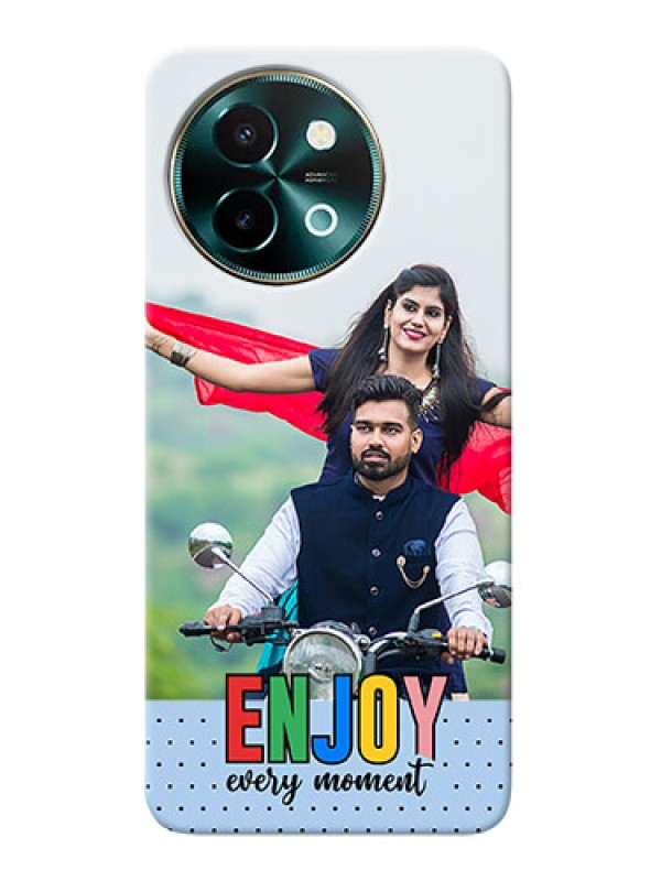 Custom Vivo Y58 5G Photo Printing on Case with Enjoy Every Moment Design