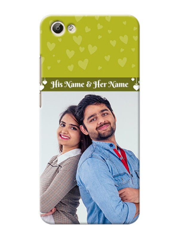 Custom Vivo Y66 you and me design with hanging hearts Design
