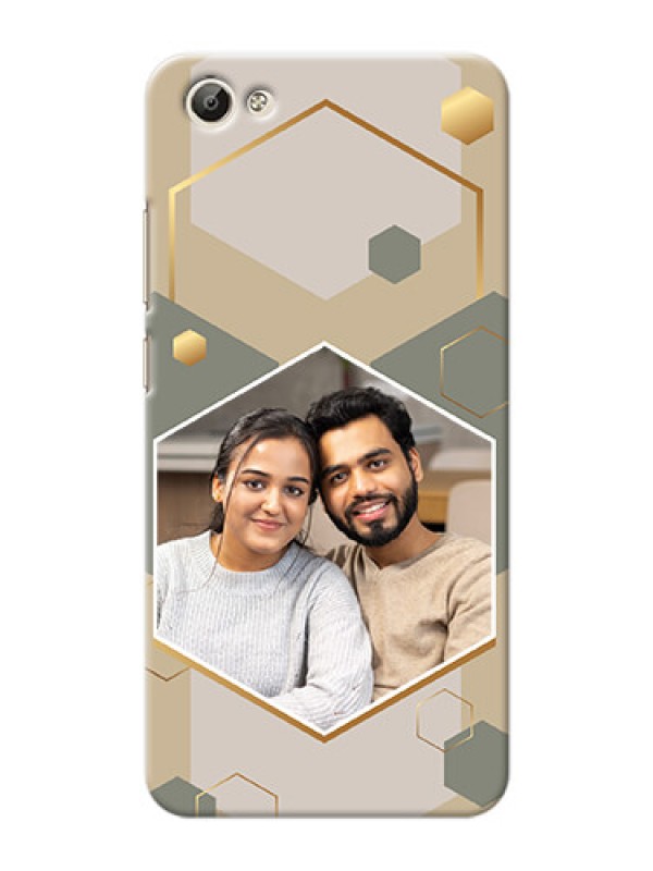 Custom Vivo Y66 Phone Back Covers: Stylish Hexagon Pattern Design