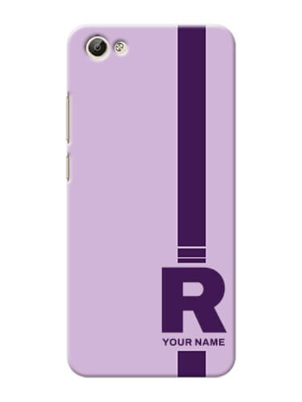 Custom Vivo Y66 Custom Phone Covers: Simple dual tone stripe with name Design
